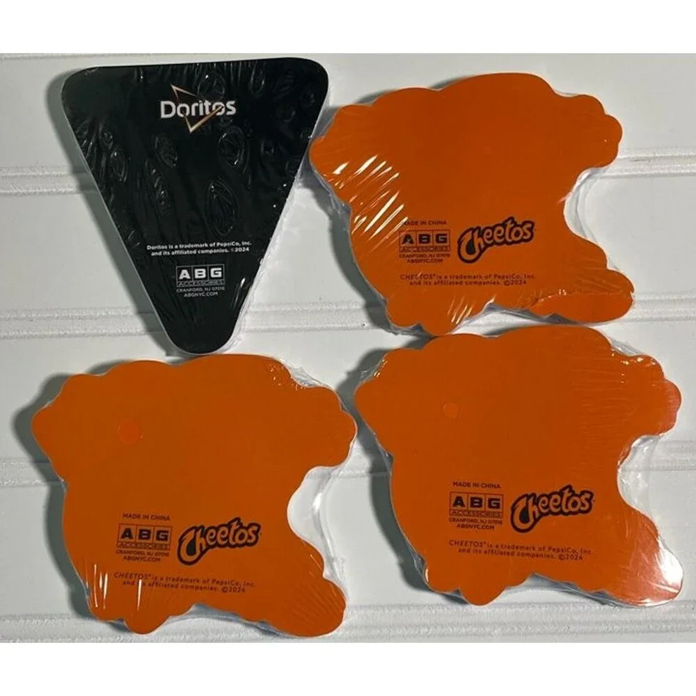 Chester Cheetah Cheetos Doritos Flamin Hot Post It Sticky Notes Lot of 4 New!